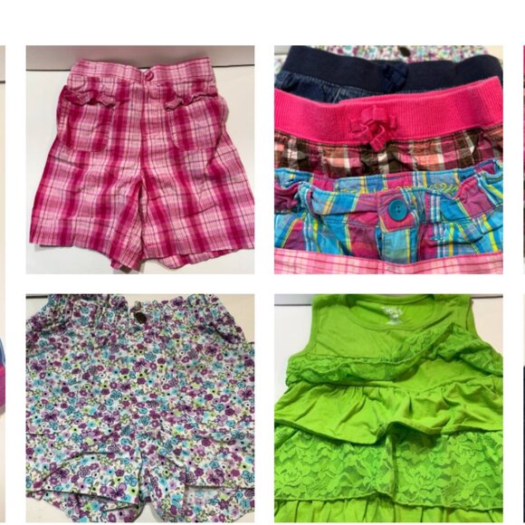 Falls Creek Wonder Kid Girls Size 5–6 Summer Bundle 10 Pieces! Plaid Vintage Y2K - Picture 1 of 9